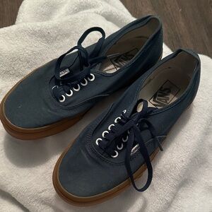 Vans Men's Navy Canvas Sneakers